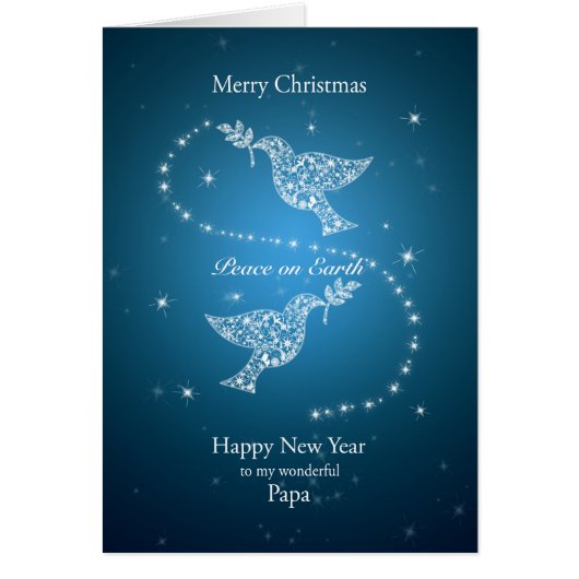 Papa, Doves of Peace Kerstmis (Voorkant)