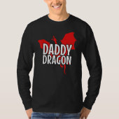 Papa Dragon Mythical Legendary Creature Vader's T-shirt (Voorkant)