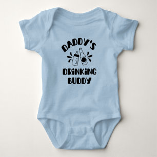 Papa Drink Buddy Funny Romper