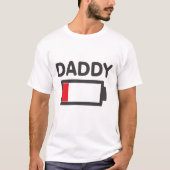 Papa droogbatterij t-shirt (Voorkant)