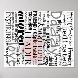 Papa Drukgrijs op Poster
