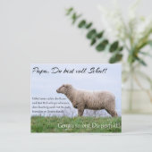 Papa, Du bist voll Schaf! Briefkaart (Staand voorkant)