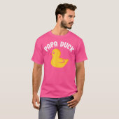 Papa Duck Funny Duck Lover Duck Hunting Father'S D T-shirt (Voorkant volledig)