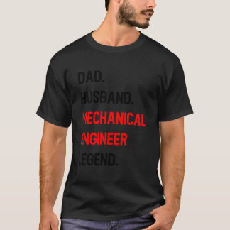 Papa Echtgenoot Werktuigbouwkundig Ingenieur Legen T-shirt