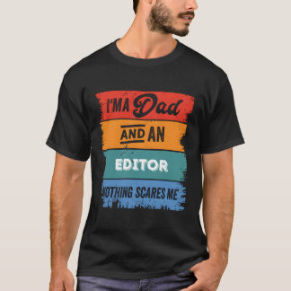 Papa Editor Trots Papa Legend T-shirt