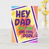 PAPA - Eén coole dude Kaart (Gele Bloem)