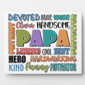 Papa: een erfenis van kracht en liefde fotoplaat (Voorkant)