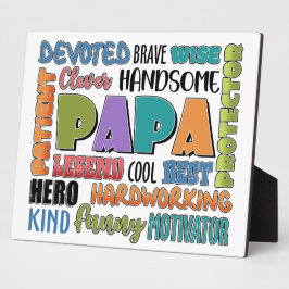 Papa: een erfenis van kracht en liefde fotoplaat