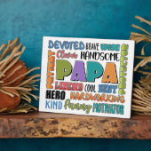 Papa: een erfenis van kracht en liefde fotoplaat (Zijkant)