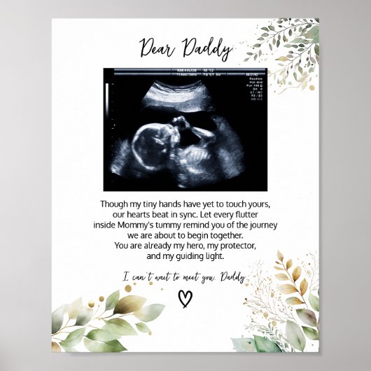 Papa, een held en beschermer poster (Voorkant)