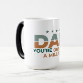 "Papa: Eén op een miljoen" Magische Mok (Voorkant links)