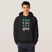 Papa een zoon Eerste Held Hoodie (Voorkant volledig)