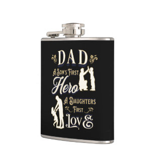 Papa een zoons eerste een dochters eerste liefde heupfles