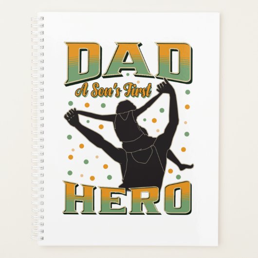 Papa een zoons eerste held planner (Voorkant)