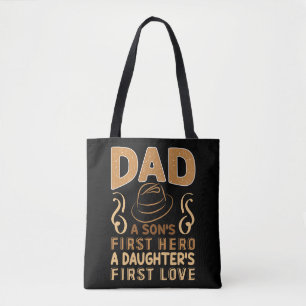 Papa - Eerste Hero van de zoon, de eerste liefde v Tote Bag