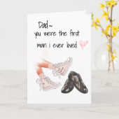 Papa, eerste man van wie ik heb gehouden kaart (Gele Bloem)