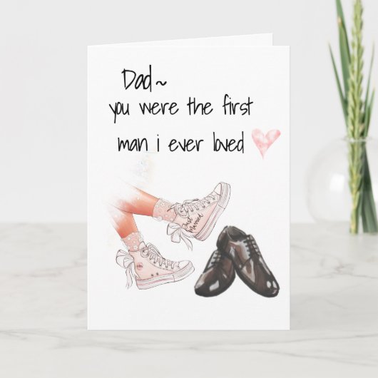 Papa, eerste man van wie ik ooit heb gehouden kaart (Voorkant)