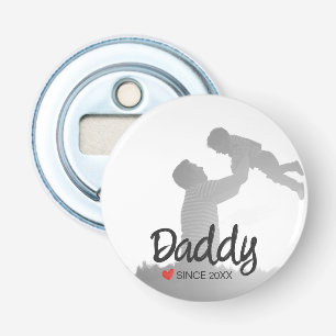 Papa, eerste vaders dag, eerste gelukkige vader button flesopener