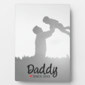 Papa, eerste vaders dag, eerste gelukkige vader fotoplaat (voorkant)