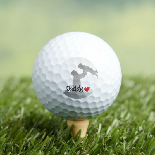 Papa, eerste vaders dag, eerste gelukkige vader golfballen (Insitu Shirt)