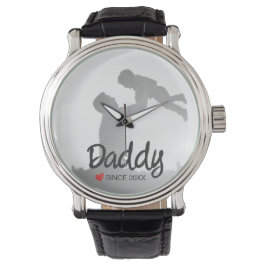 Papa, eerste vaders dag, eerste gelukkige vader horloge