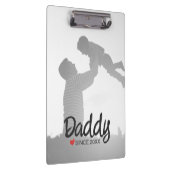 Papa, eerste vaders dag, eerste gelukkige vader klembord (Rechts)