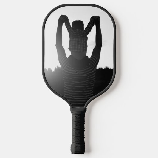 Papa, eerste vaders dag, eerste gelukkige vader pickleball paddle (Achterkant)
