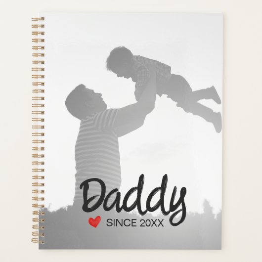 Papa, eerste vaders dag, eerste gelukkige vader planner (Voorkant)