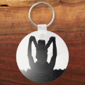 Papa, eerste vaders dag, eerste gelukkige vader sleutelhanger (Achterkant)