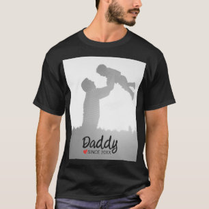 Papa, eerste vaders dag, eerste gelukkige vader t-shirt