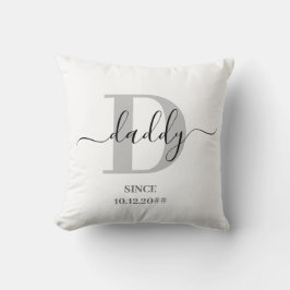 Papa Elegant Script Monogram Kussen