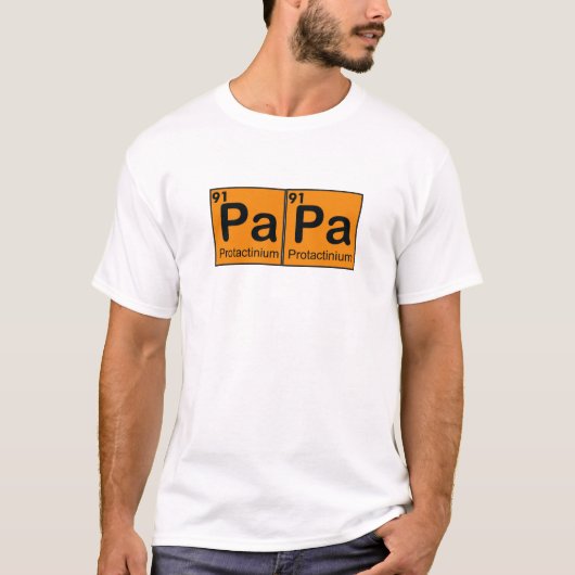 Papa elementen Shirt (Voorkant)