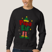 Papa Elf Christmas Family Pajama Design Trui (Voorkant)