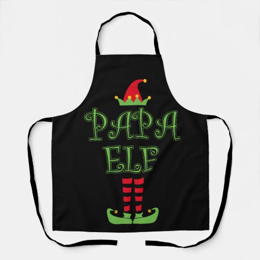 Papa Elf Christmas TShirt Schort (Voorkant)