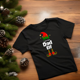 Papa Elf familie bijpassende Kerstmis T-shirt