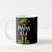 Papa Elf Family Matching Group Christmas Dad Koffiemok (Links)