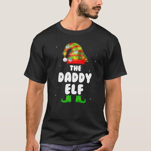 Papa Elf Family Matching Group - kerstkleding T-shirt (Voorkant)
