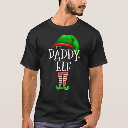 Papa Elf Family Matching Group Kerstmis Pap me T-shirt (Voorkant)
