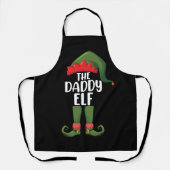 Papa Elf Family Matching Group Kerstvader Schort (Voorkant)