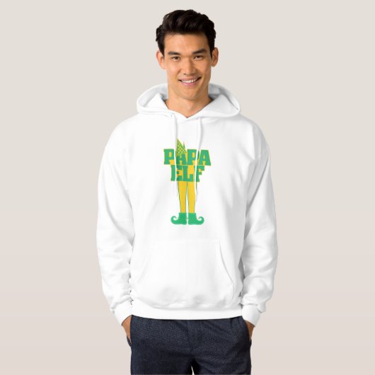 Papa Elf Hoodie (Voorkant volledig)