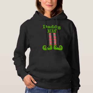 Papa Elf kerstfamilie Afbeeldingen kerstman Helper Hoodie