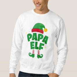 Papa Elf Kerstmis Familie Pyjama Ontwerp Trui