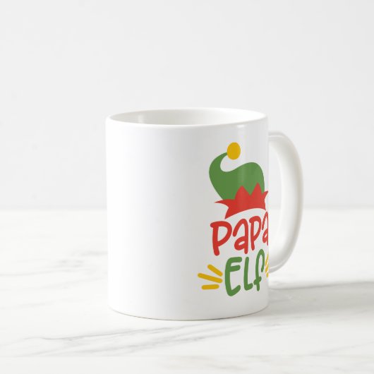 Papa Elf Koffiemok (Voorkant rechts)