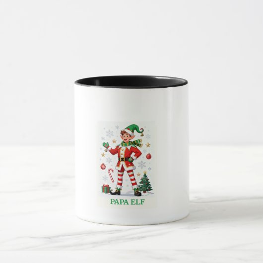 “Papa Elf Magie in elke slok” Mok (Midden)