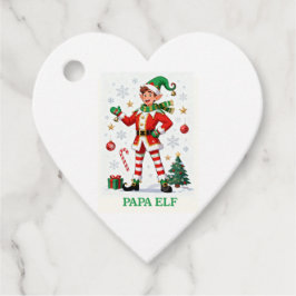 “Papa Elf: Magische Kerstvreugde” Bedankjes Labels