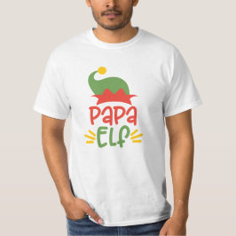 Papa Elf Mannen's Kerst Shirt - Matching Family