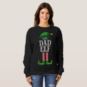 Papa Elf Matching Familie Kerstmis Trui (Voorkant volledig)