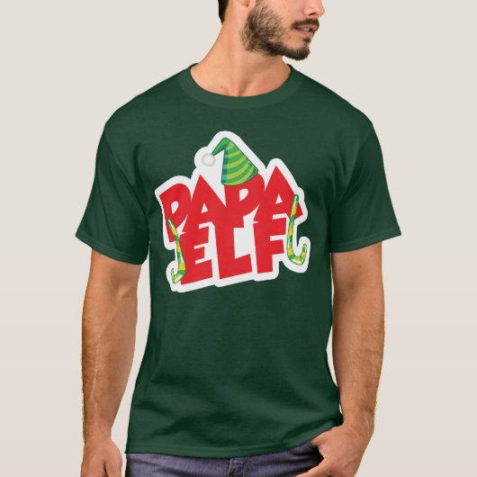 Papa Elf T-shirt (Voorkant)