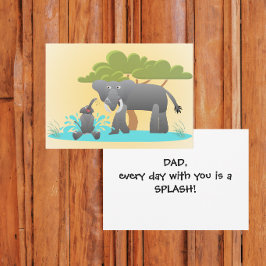 Papa elke dag met jou is een Splash kaart