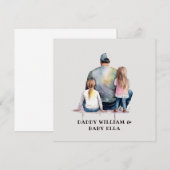 Papa en aughters op maat (9) (Voorkant / Achterkant)